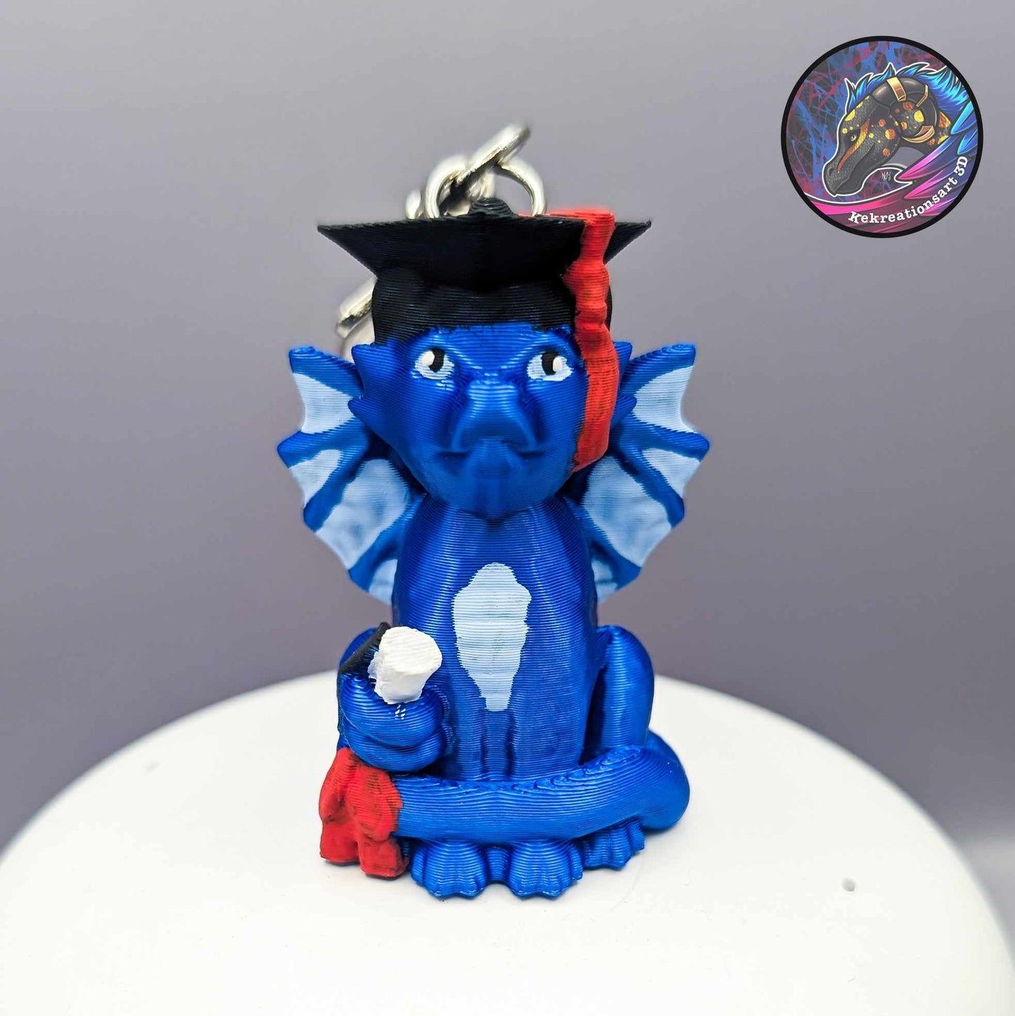 Graduation Dragon Keychain – Mythical Achievement Gift