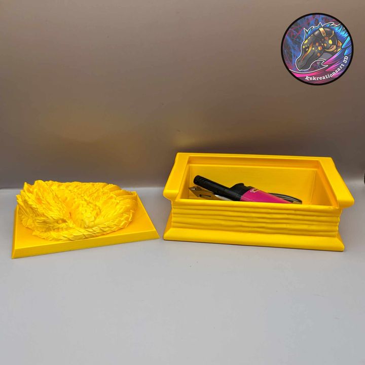 Feather Dragon Book Box – Enchanted Fantasy Storage