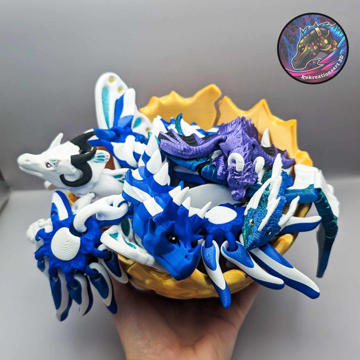 Dragon Egg Dragon Display Bowl – Fantasy-Inspired Décor