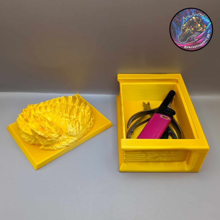 Feather Dragon Book Box – Enchanted Fantasy Storage