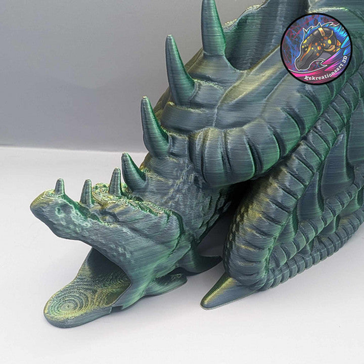 Fire Breathing Wyvern Dice Tower – Epic Fantasy RPG Accessory