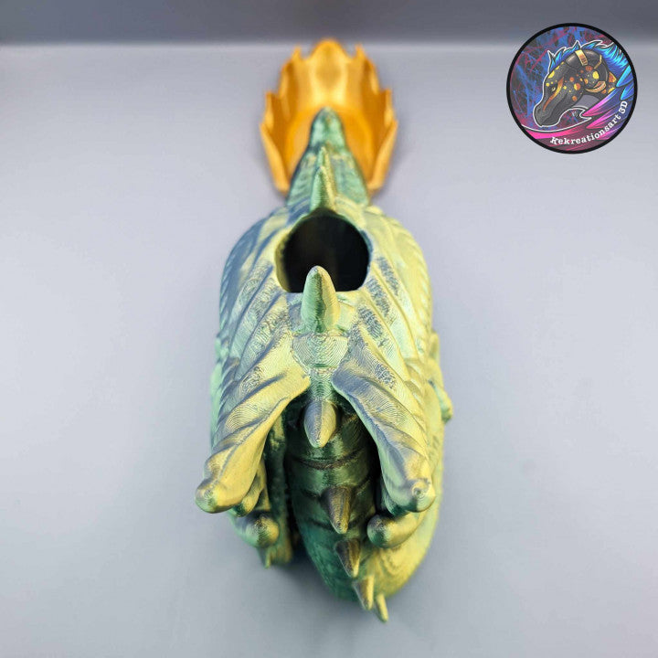 Fire Breathing Wyvern Dice Tower – Epic Fantasy RPG Accessory