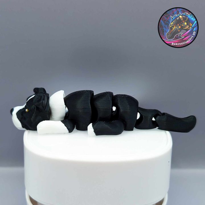 Baby Flexi Dogs Set 7 (1 of 2) – Mini Articulated Puppy Figures