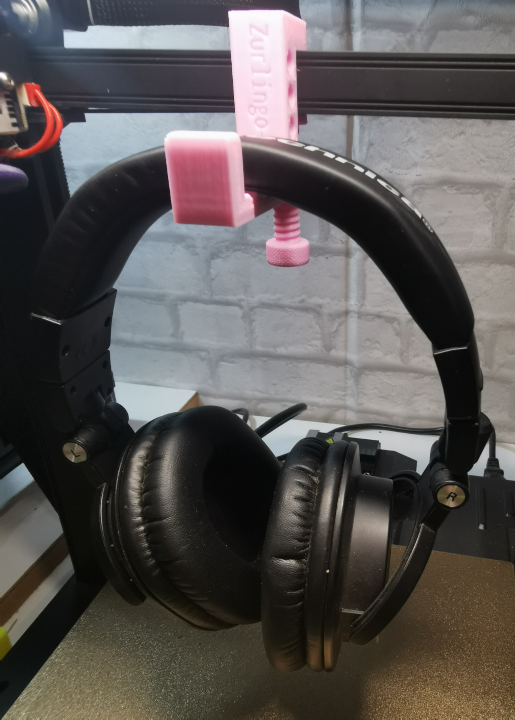 Handy Headphone Hook For Desk Table Shelf G Clamp