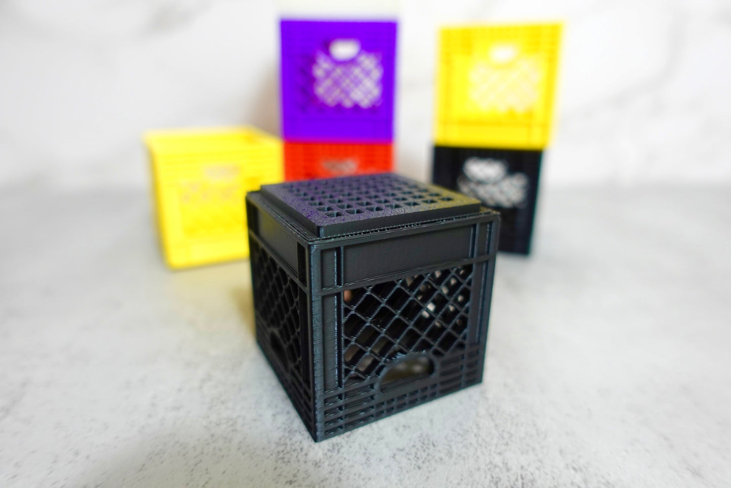 Stackable Mini Crate – Gaming TCG Desktop Organizer