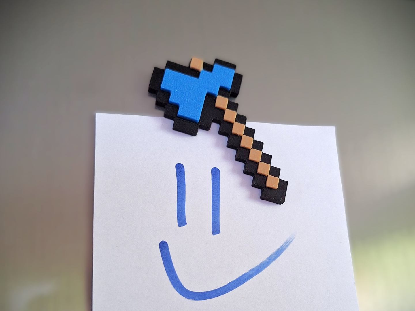 Minecraft Axe Magnet – 3D Printed