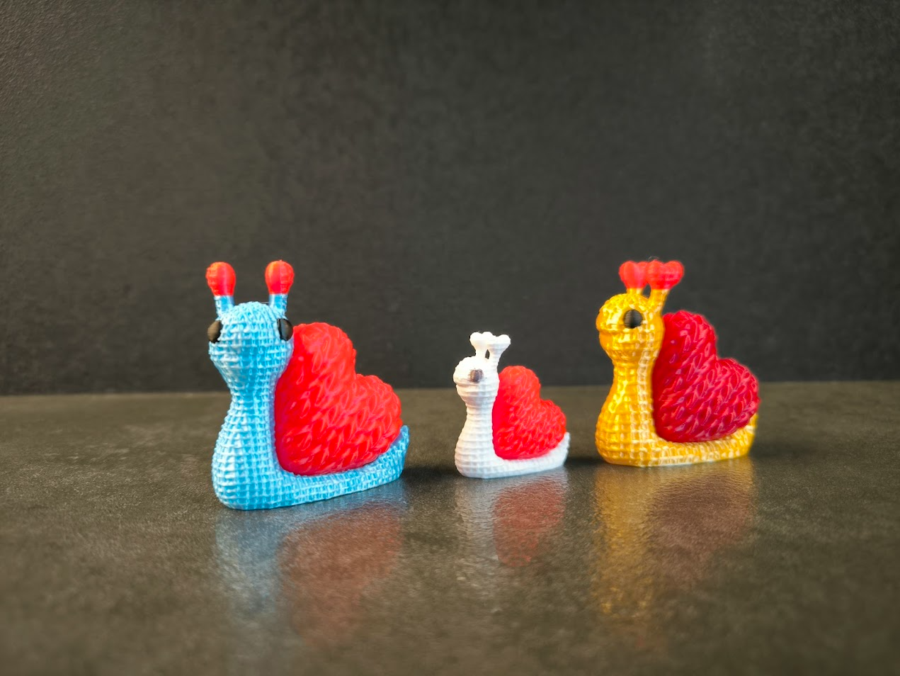 Knitted Snail Of Love