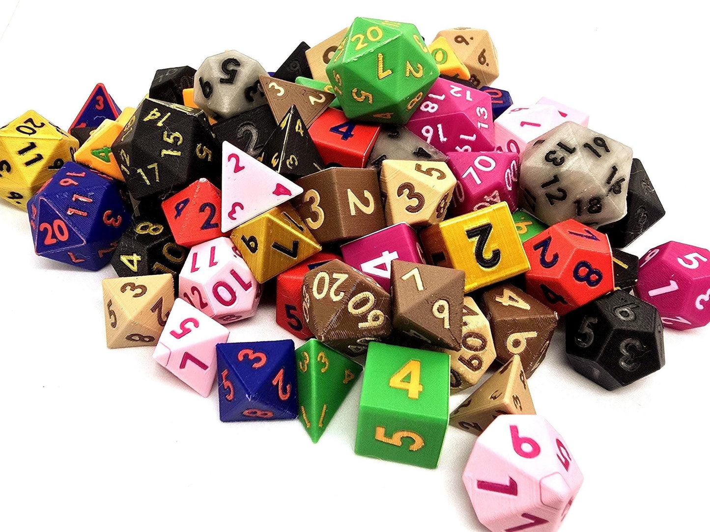 Dual Color Dice Set (x7 Dices)