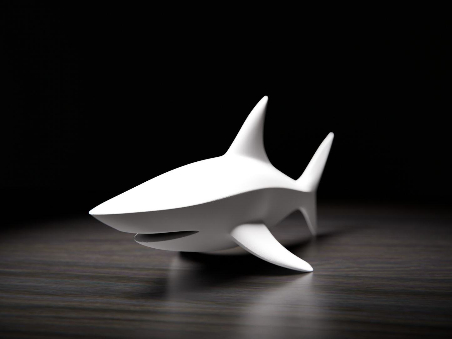 Shark Desktop Statue