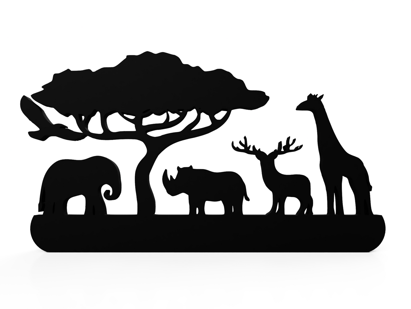 Safari Scene Desk Art