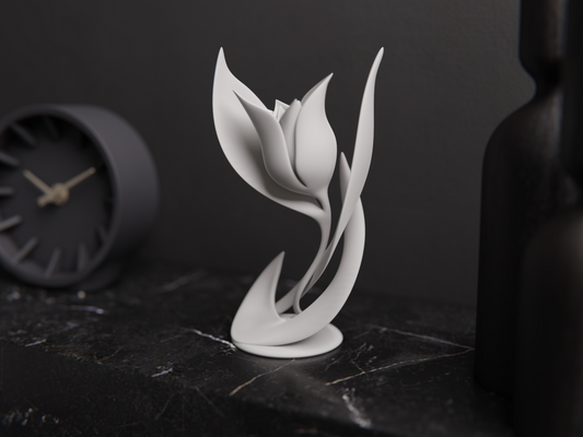 Flower Desktop Statue