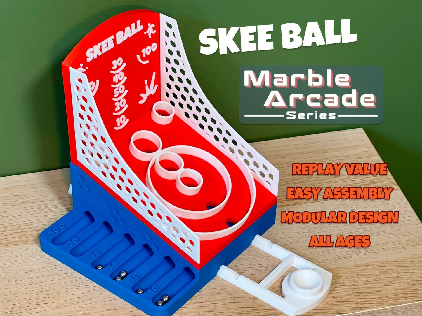 Desktop Skeeball Game – Fun Office & Home Toy