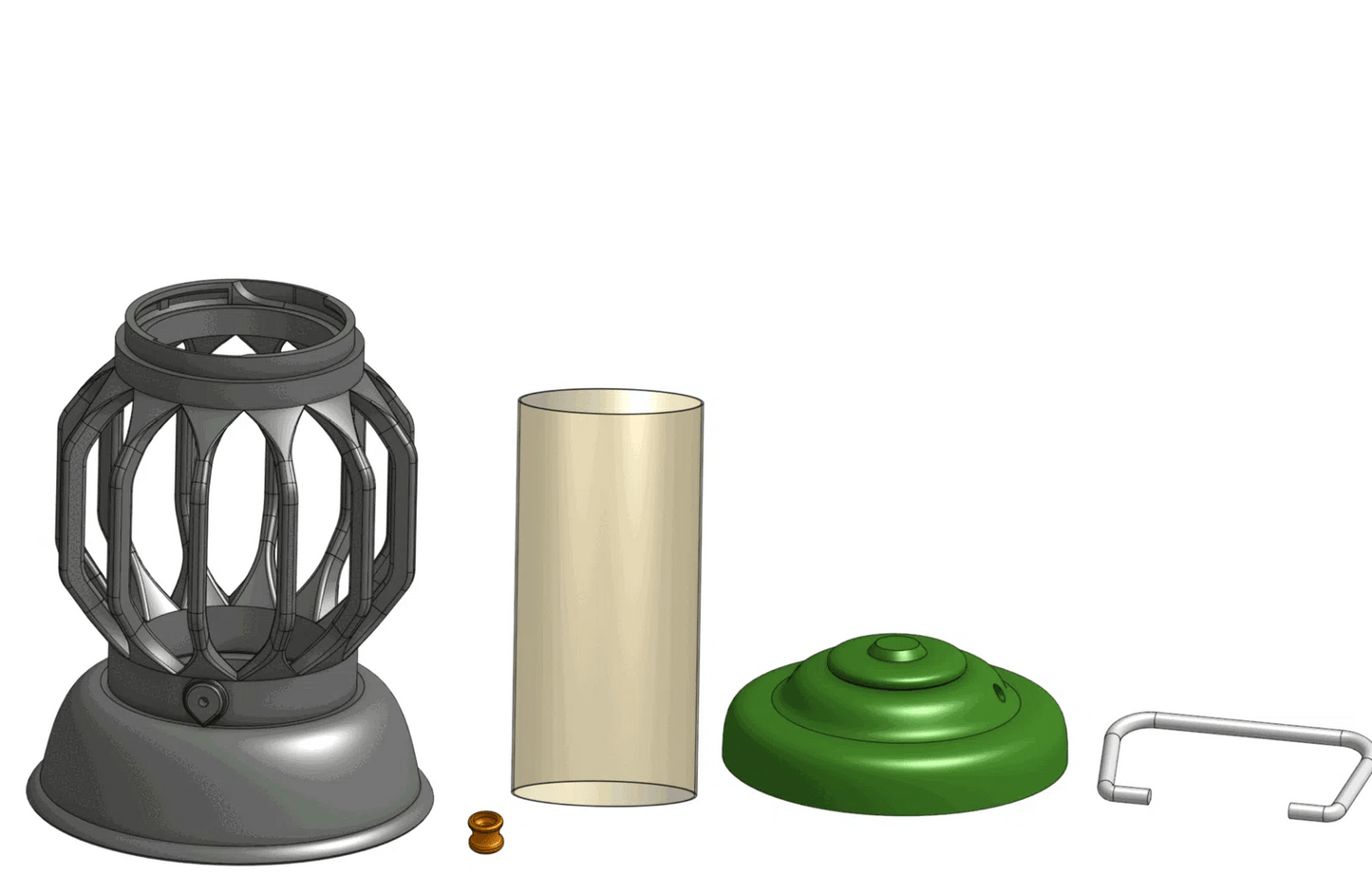 Trailridge Glow – Modernes Laternenlampen-Set 001