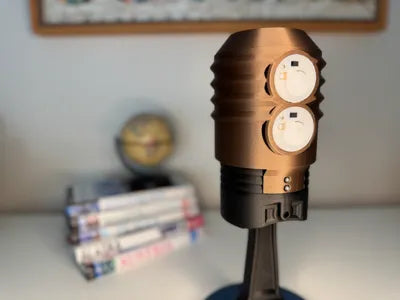 Piston Cutaway Lamp – Mid-Explosion Effect