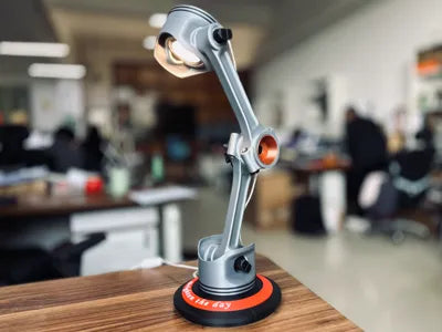 Piston Cutaway Lamp – Mid-Explosion Effect