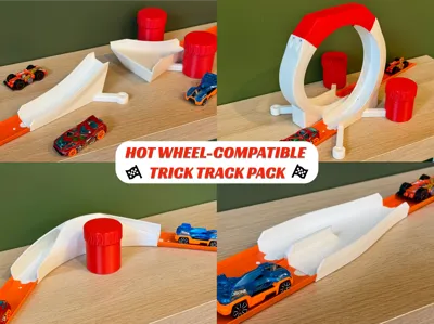 Hot Wheel-Compatible Trick Track Pack