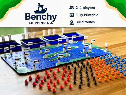 Benchy Shipping Game – Strategic Board Game for Family Fun