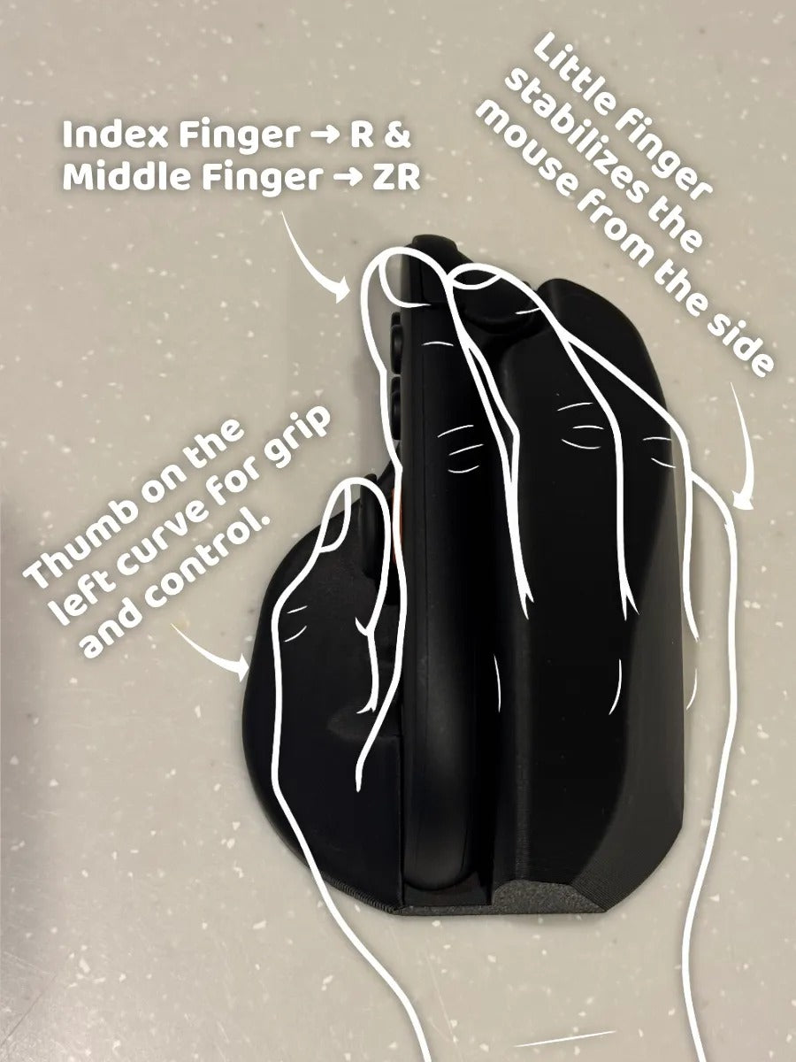 Switch 2 Mouse for Nintendo – Ergonomic Gaming Accessory