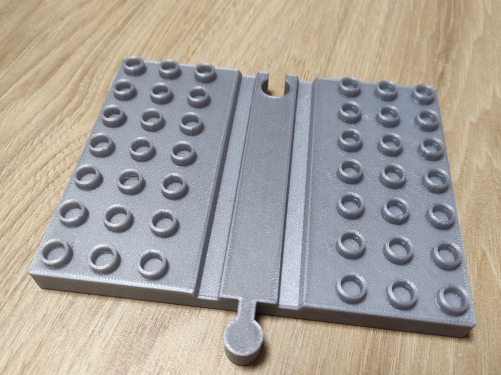 Duplo-Compatible Wooden Train Adapter