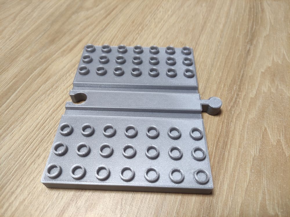 Duplo-Compatible Wooden Train Adapter