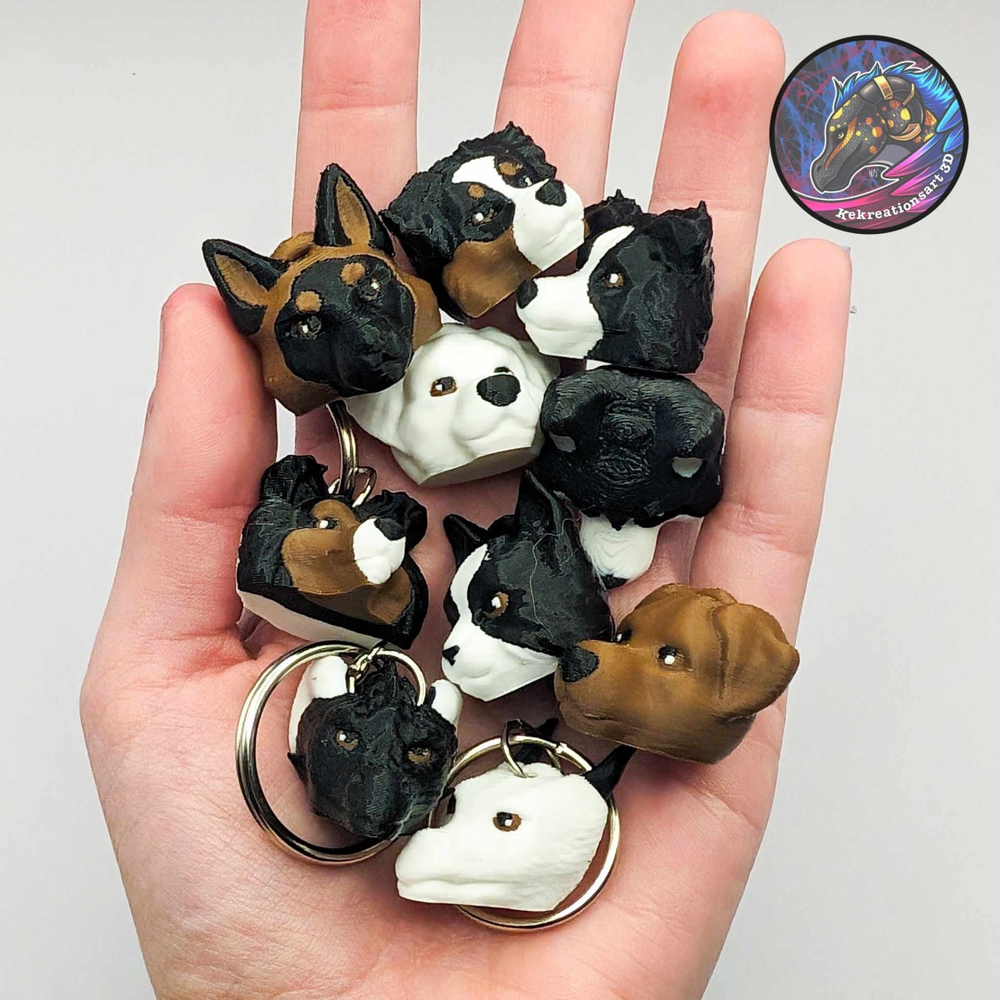Dog Cat Dragon Keychain – Fun Fantasy-Inspired Accessory