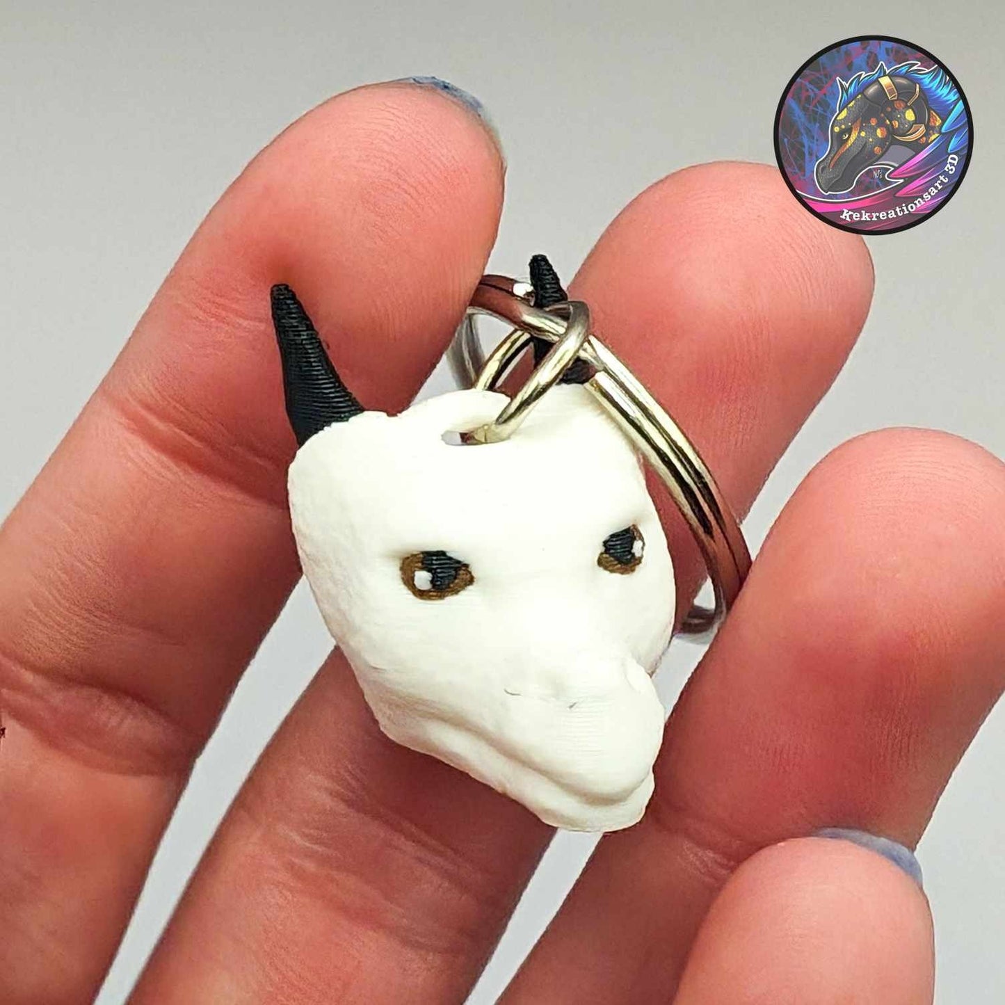 Dog Cat Dragon Keychain – Fun Fantasy-Inspired Accessory