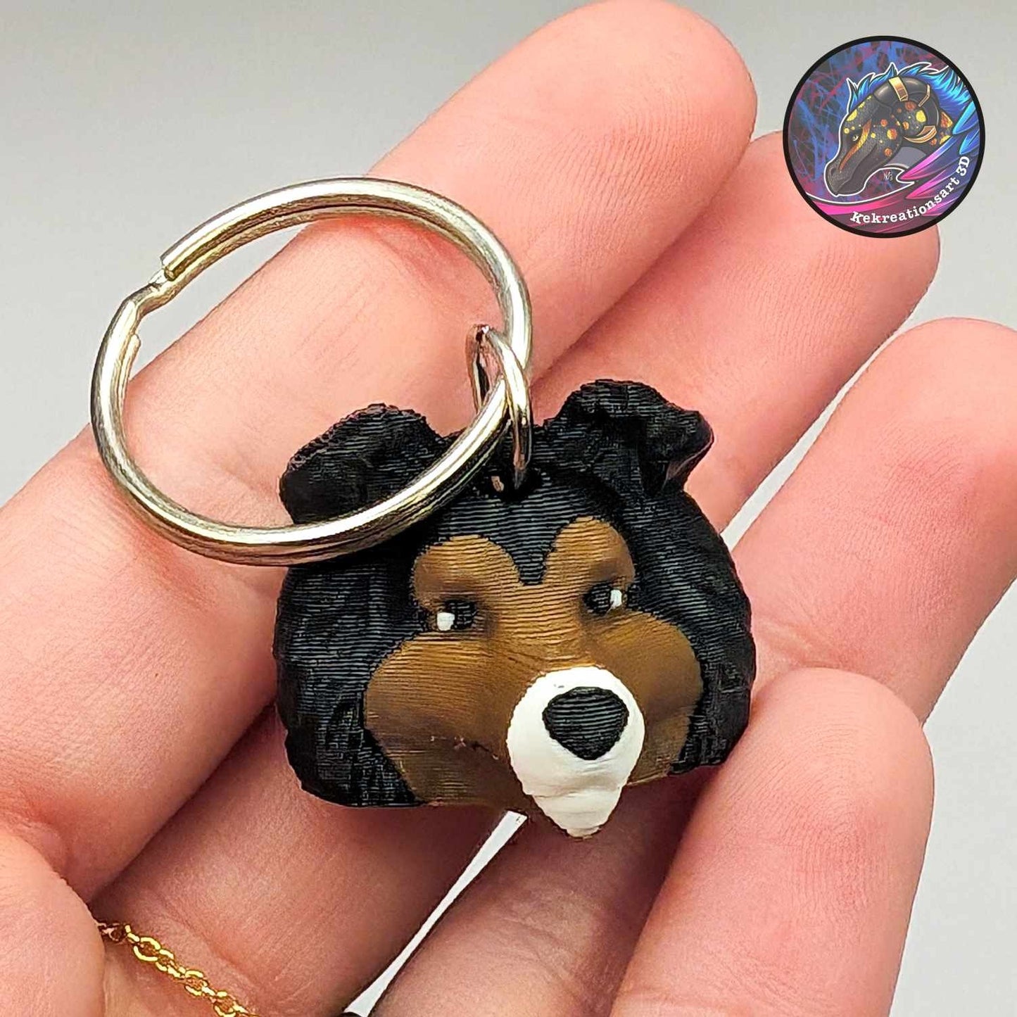 Dog Cat Dragon Keychain – Fun Fantasy-Inspired Accessory