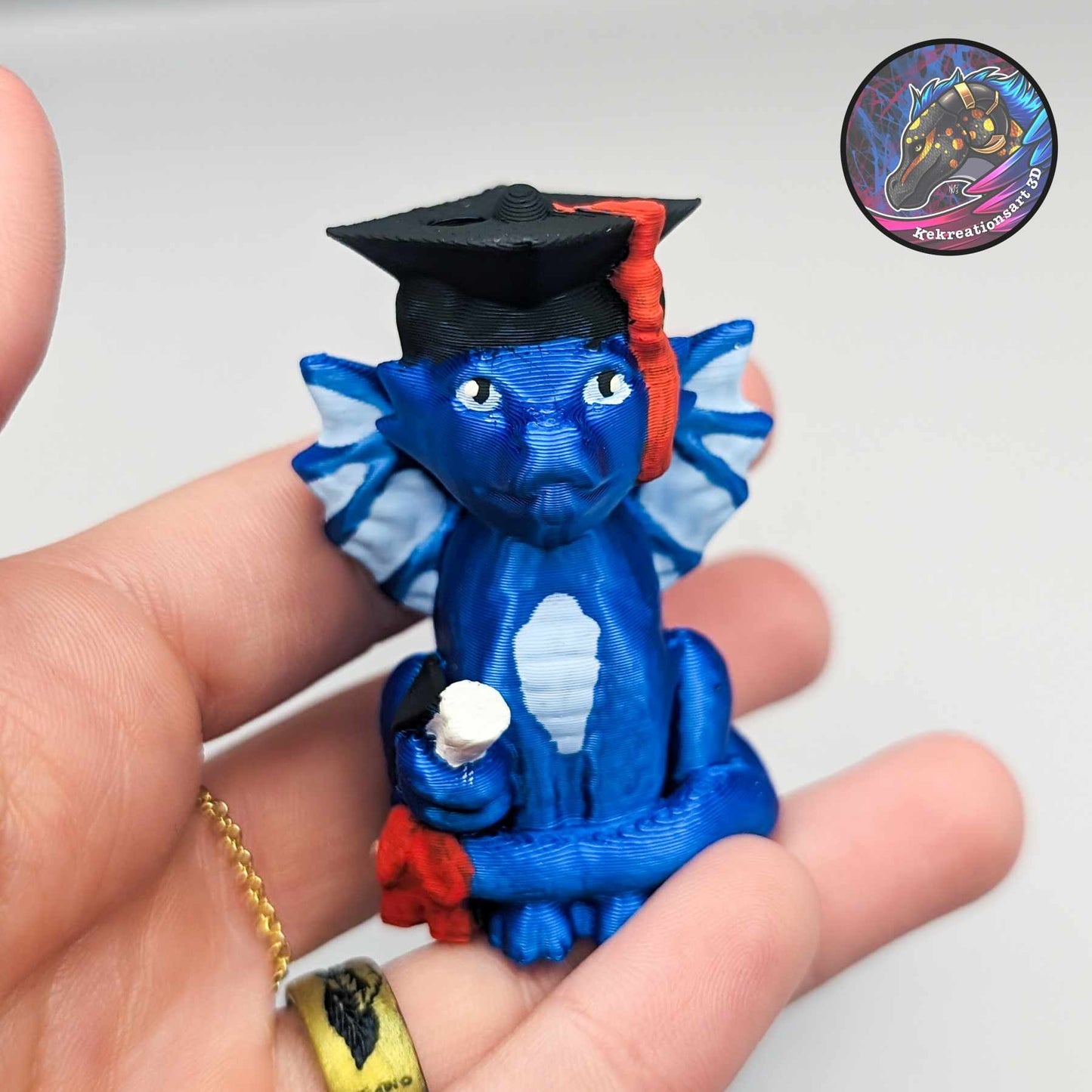 Graduation Dragon Keychain – Mythical Achievement Gift