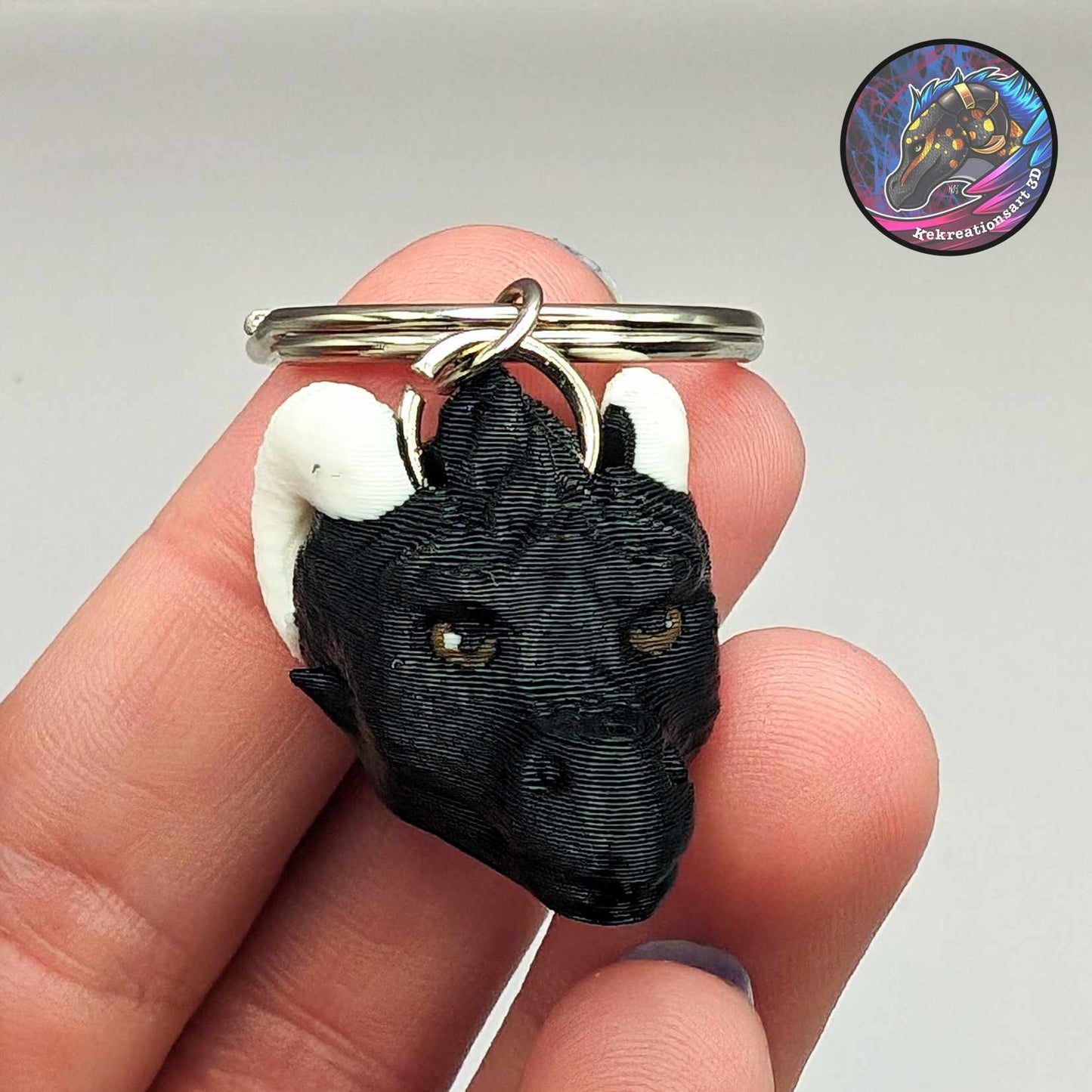 Dog Cat Dragon Keychain – Fun Fantasy-Inspired Accessory