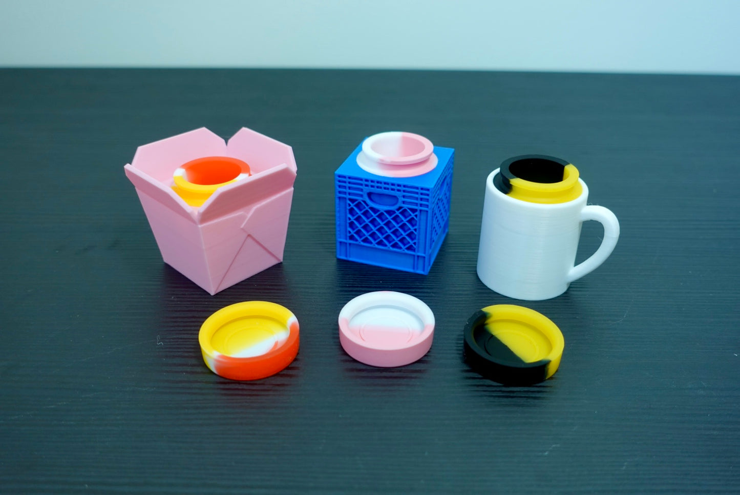 5mlSiliconeContainers(MiniCrate-TakeoutBox-CoffeeMug)