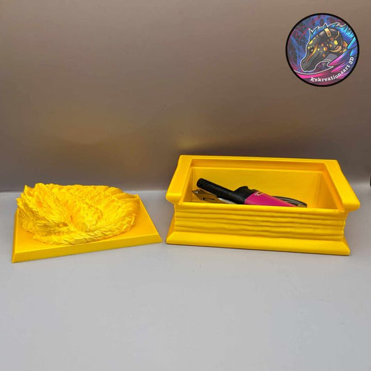 Feather Dragon Book Box – Enchanted Fantasy Storage