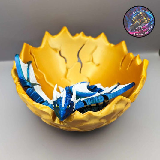 Dragon Egg Dragon Display Bowl – Fantasy-Inspired Décor