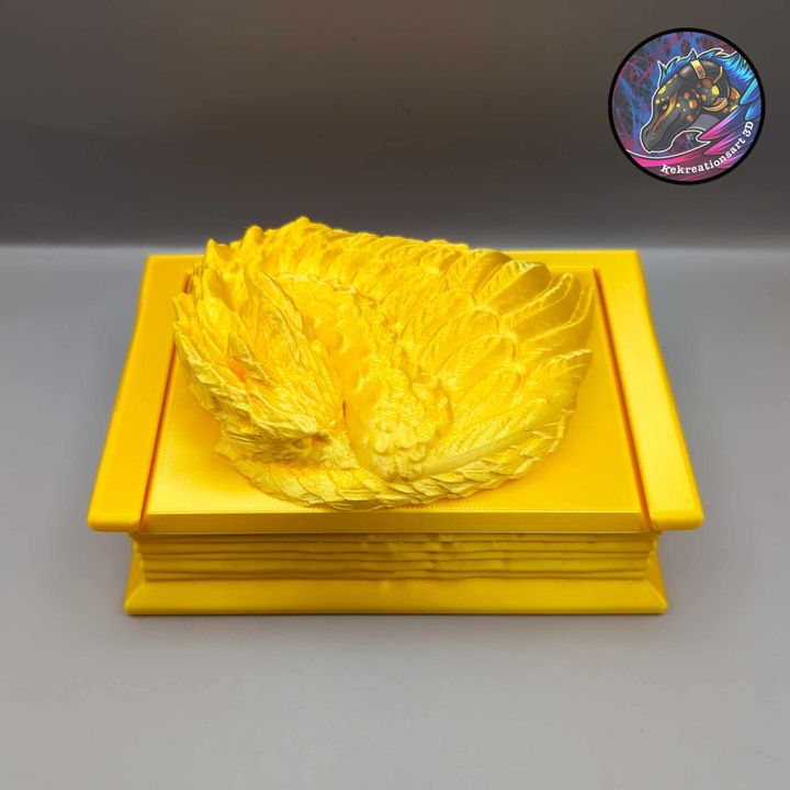 Feather Dragon Book Box – Enchanted Fantasy Storage