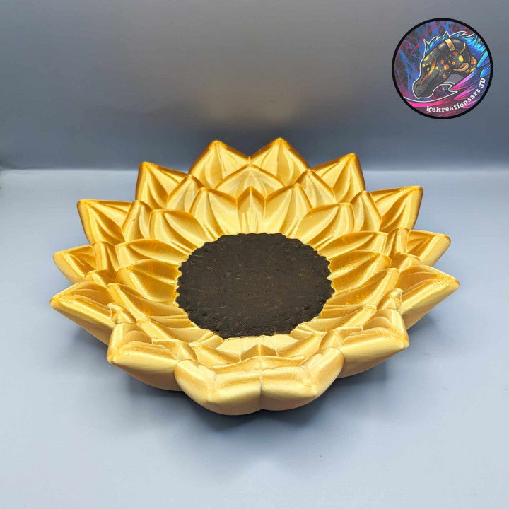 Sunflower Key Tray – Bright & Functional Home Organizer