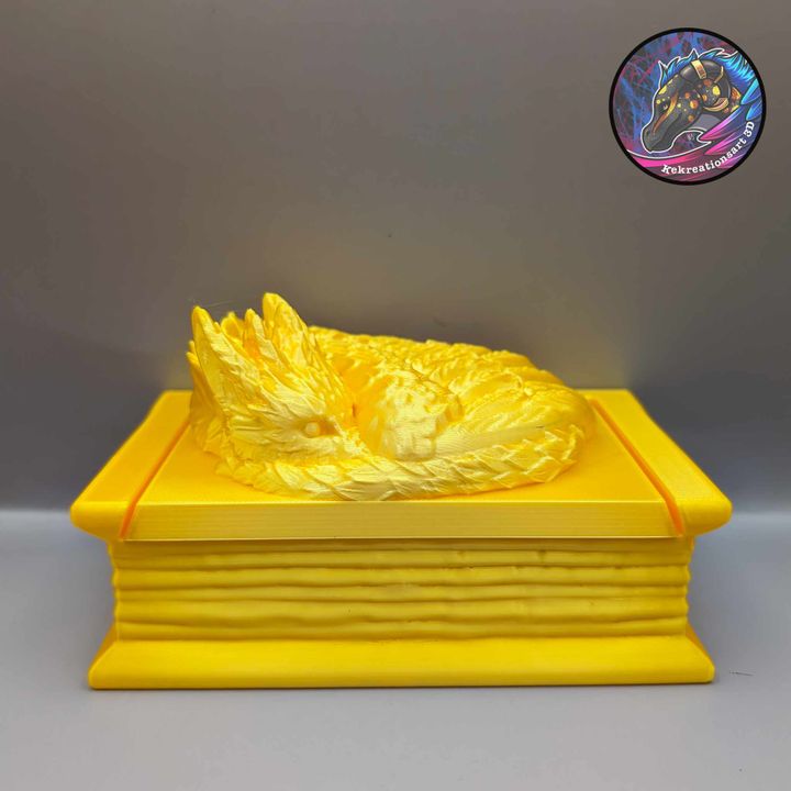 Feather Dragon Book Box – Enchanted Fantasy Storage