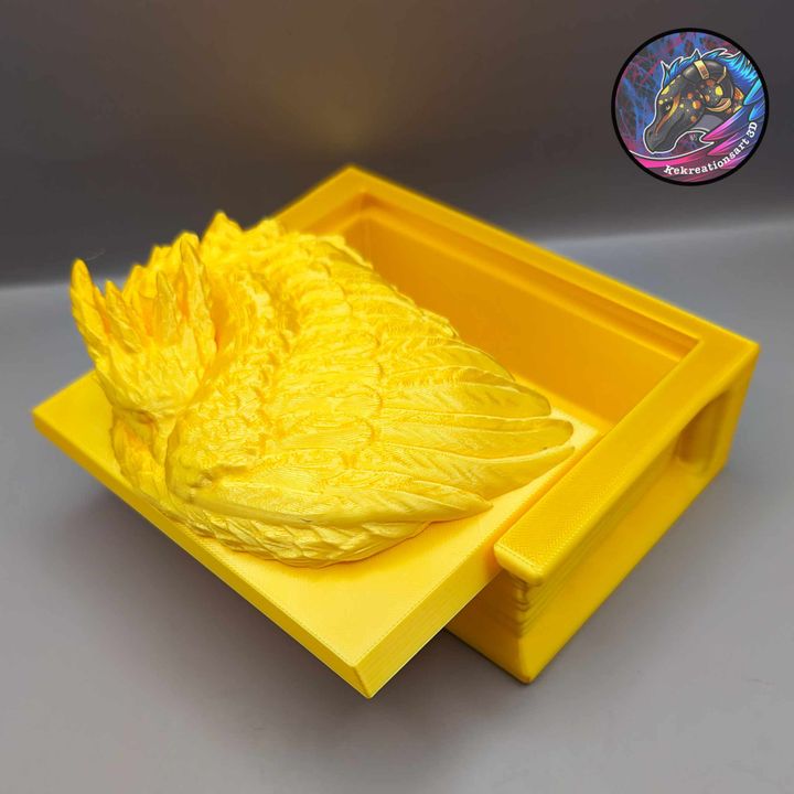 Feather Dragon Book Box – Enchanted Fantasy Storage