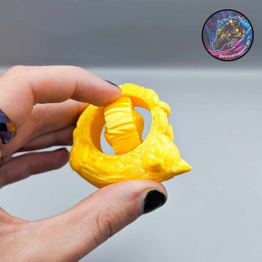 Cat Gyroid Fidget Spinner Keychain – Cute Stress Relief Toy