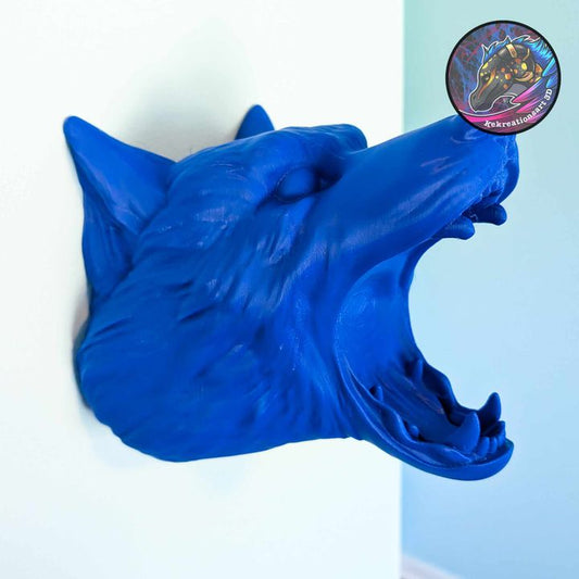 Wolf Head Controller Holder – Bold Gaming Desk Accessory