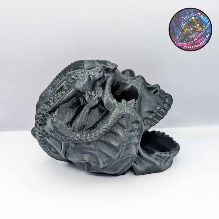 Skull Dragon Dice Tower – Dark Fantasy RPG Accessory