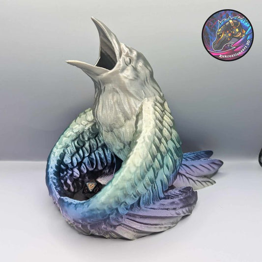 Raven Dice Tower – Gothic Fantasy RPG Accessory