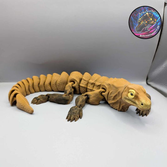 Flexi Komodo Dragon – Realistic Articulated Toy