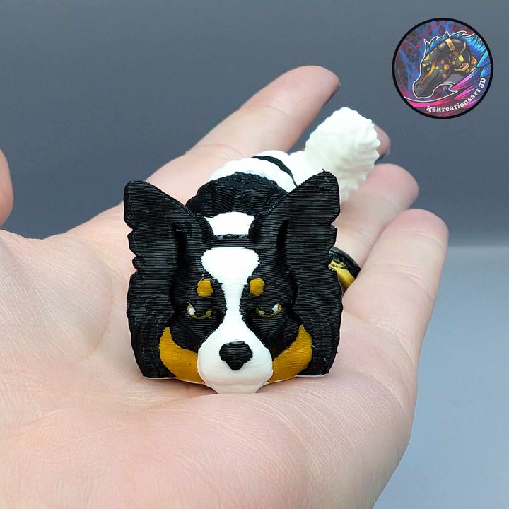 Baby Flexi Dogs Set 7 (1 of 2) – Mini Articulated Puppy Figures