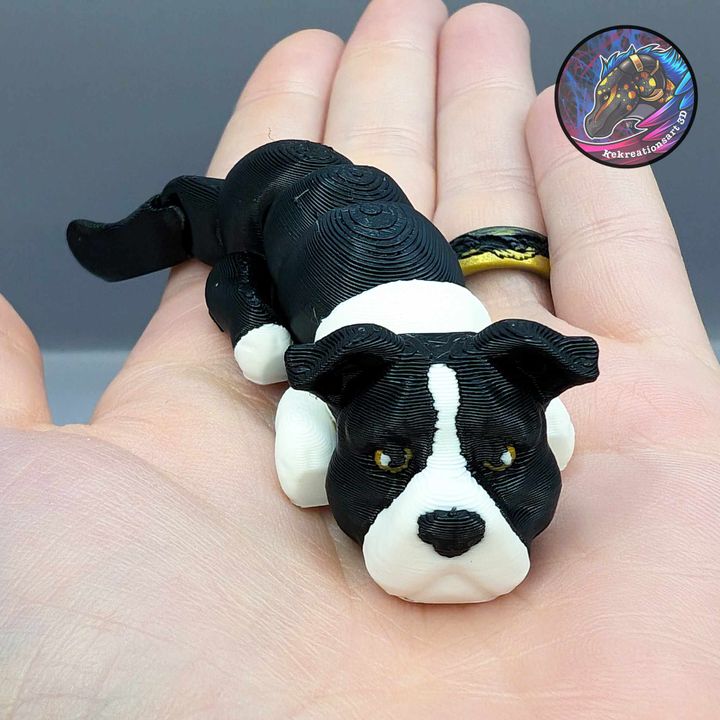 Baby Flexi Dogs Set 7 (1 of 2) – Mini Articulated Puppy Figures