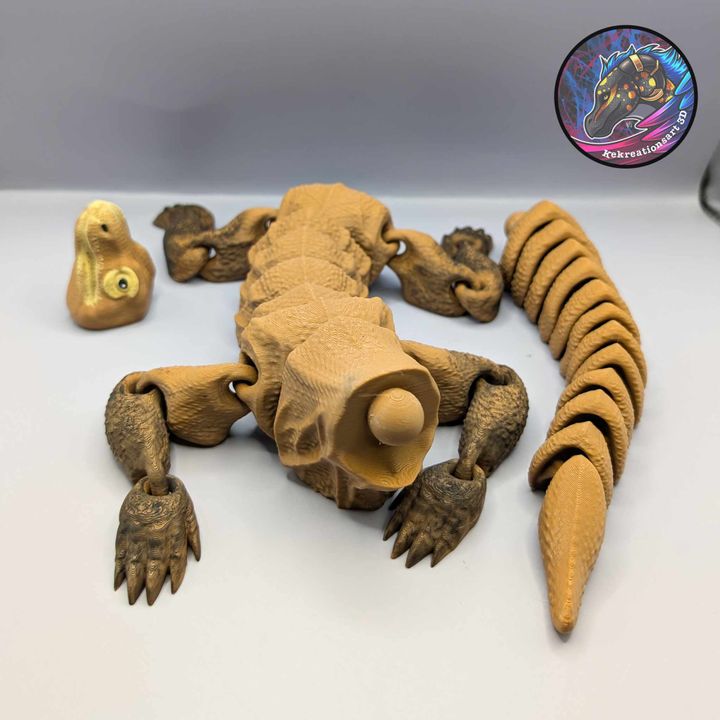 Flexi Komodo Dragon – Realistic Articulated Toy