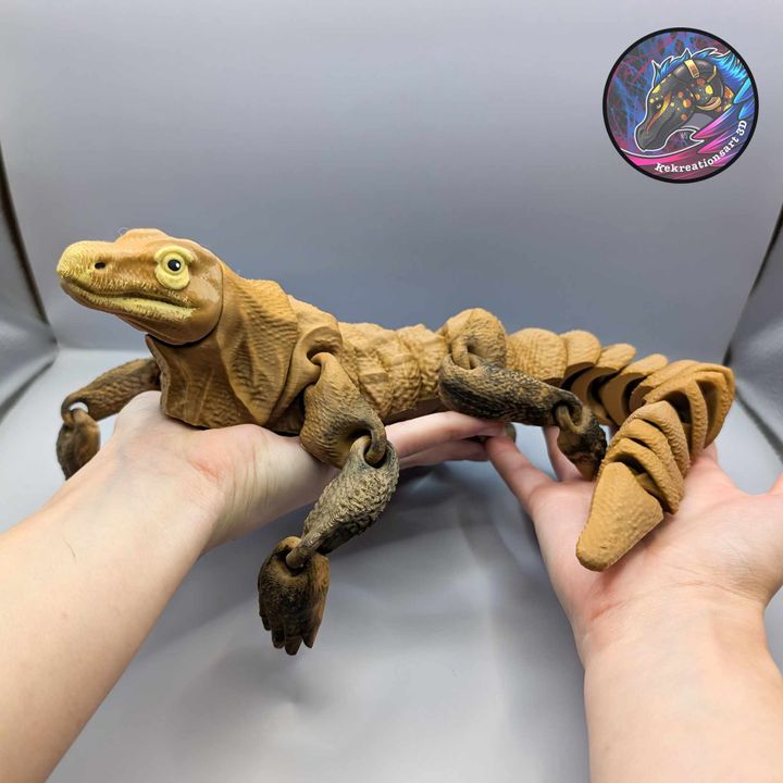 Flexi Komodo Dragon – Realistic Articulated Toy