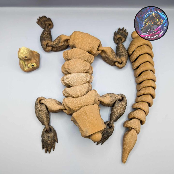 Flexi Komodo Dragon – Realistic Articulated Toy