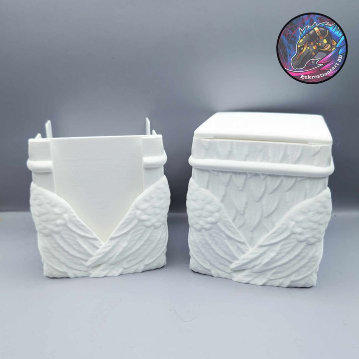 Angel Card Deck Box – Elegant Fantasy-Inspired Organizer