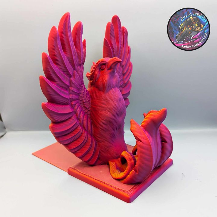 Phoenix Bookend – Elegant Fantasy-Inspired Organizer