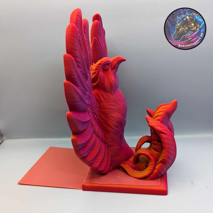 Phoenix Bookend – Elegant Fantasy-Inspired Organizer