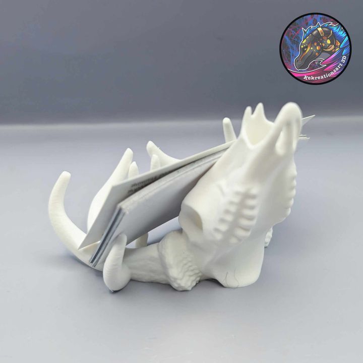 Deer Skull Card and Phone Holder – Rustic Functional Décor